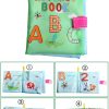 0-12Monthes Baby Cloth Book Fruits Animals Cognize Puzzle Book Infant Kids Early Learning Educational Fabric Books Toys