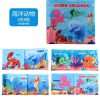 0-12Monthes Baby Cloth Book Fruits Animals Cognize Puzzle Book Infant Kids Early Learning Educational Fabric Books Toys