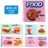 0-12Monthes Baby Cloth Book Fruits Animals Cognize Puzzle Book Infant Kids Early Learning Educational Fabric Books Toys