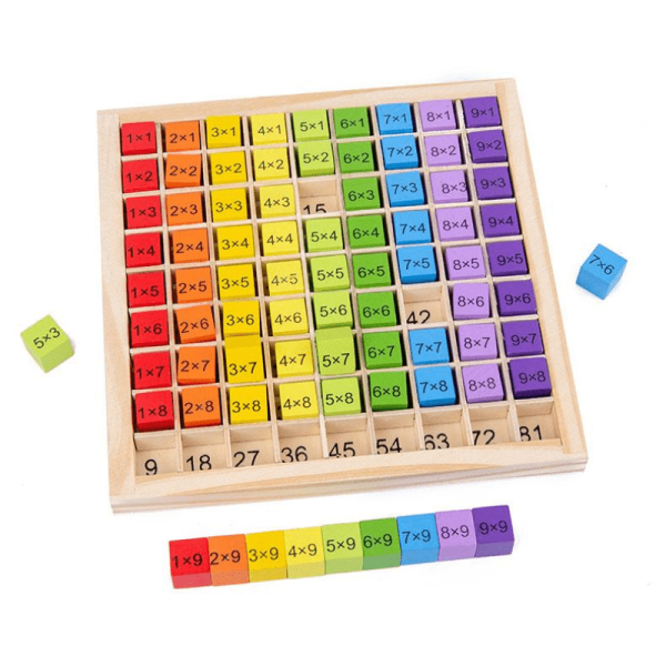 1668477808688-e9fea18ac8c444a1b5631148c85d2148-goods-1.png Montessori Multiplication Table Math Toys for Kids - Educational Wooden Arithmetic Teaching Aids - Perfect Christmas or Halloween Gift