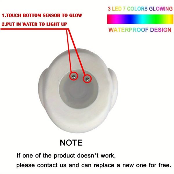 6 pcs Color Changing Light Up Bath Toys for Kids - Fun Floating Rubber Toys for Bathtub and Shower Games - Perfect for Toddlers and Children