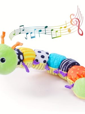 Interactive Musical Caterpillar Toy for Babies and Toddlers - Soft Plush Educational Gift with Fun Melodies and Colors!