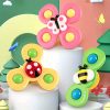 3pcs Sensory Suction Cup Rotating Toys, Early Education And Bathtub Toys, Perfect Birthday Gifts easter gift