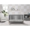 2023 New  Children Essex 4-in-1 Convertible Baby Crib, Bianca White with Natural Legs