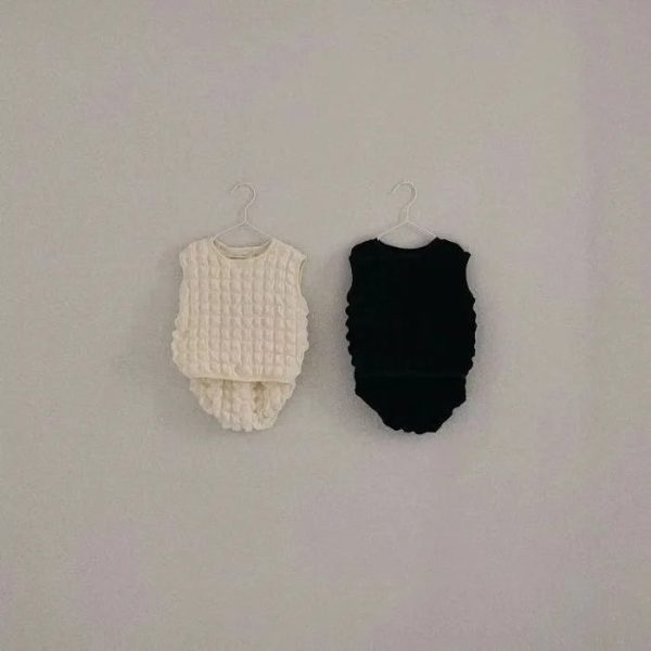 2023 Summer New Infant Girl Loose Clothes Set Baby Sleeveless Vest + Shorts 2pcs Suit Cute Toddler Princess Pp Pants Outfits