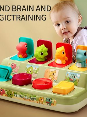 Fun & Educational Dinosaur-Shaped Surprise Box for Developing Your Baby's Logical Thinking & Motor Skills - Perfect Gift for Halloween, Christmas, and Thanksgiving Day
