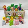 Toddlers Montessori Wooden Educational Toys, Shape Sorting Toys Gifts, Wood Learning Fine Motor Skills Game, For Baby Boys Girls Age 1 2 3 4 Year Old, For Kids 1-4 Christmas And Halloween Gift
