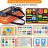 Montessori Busy Board - Educational Sensory Toy for Toddlers - Develops Fine Motor Skills - Perfect Gift for Halloween and Christmas