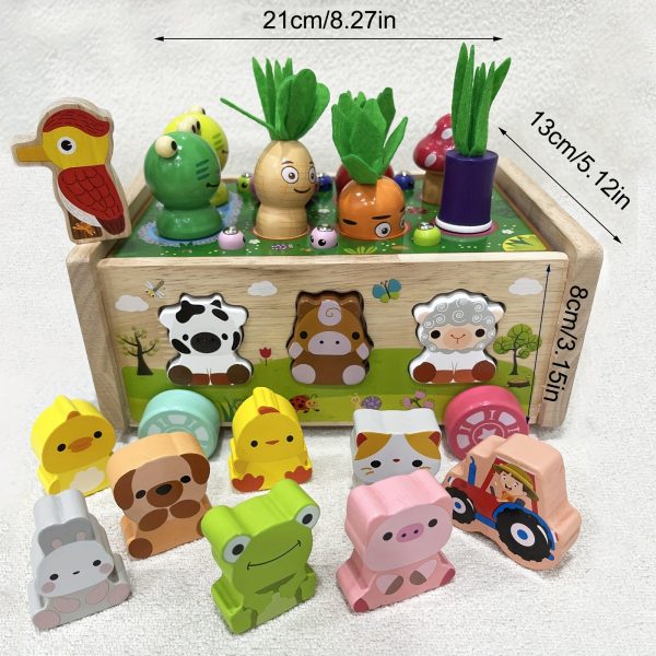2dadd9965a494416f488f68f895977c1.jpg Toddlers Montessori Wooden Educational Toys, Shape Sorting Toys Gifts, Wood Learning Fine Motor Skills Game, For Baby Boys Girls Age 1 2 3 4 Year Old, For Kids 1-4 Christmas And Halloween Gift