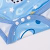 4 Sets Baby's Cartoon Pattern Short Sleeve Set, Onesie & Hat & Pants, Baby Boy's Clothing