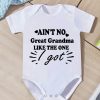Summer Newborn Toddler's Onesie, Baby Boys And Girls Letter Print Short Sleeve Cotton Romper