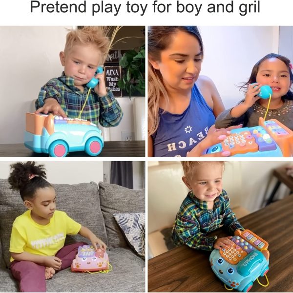 Baby Toys Musical Phone Car Phone, Educational Early Education Baby Simulation Seat Machine Toys For Boys Girls, Halloween, Christmas, Thanksgiving Day gift