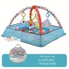 18-piece Baby Activity Gym Set - Develop Movement, Cognition, and Sensory Skills with Fence Gym, Ball Pit, Crawling Mat, and Toys - Perfect Christmas Gift for Boys and Girls!