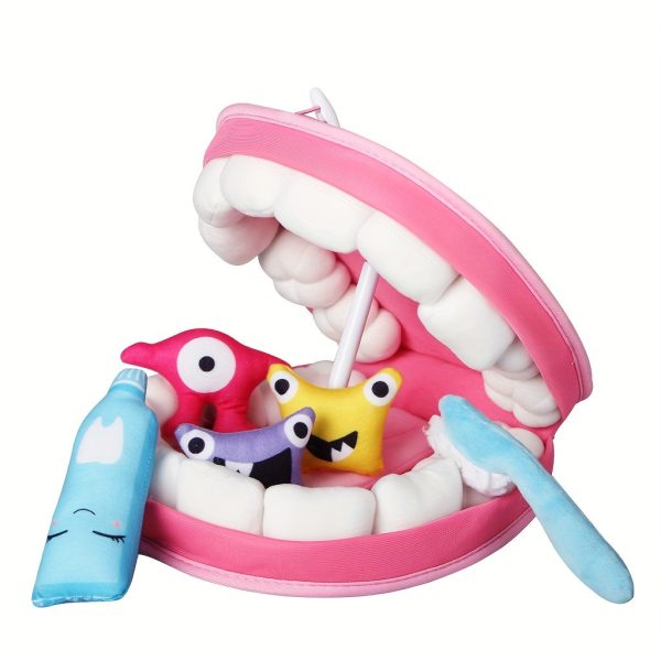 Teeth Cleaning Bacteria Early Education Educational Toys, Baby Play House Doctor Toys, Children's Early Educational Brushing Toddler Teaching Aids