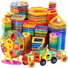 Big Ruler Magnetic Building Blocks for Kids - STEM Learning Toys for Design and Construction - Educational Toys for Back to School and Birthdays
