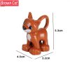 74 Styles Big Size Building Blocks Animal Figures Accessories Block Lion Panda Snail Bricks Assembly Toys For Children Kids Gift