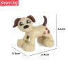 74 Styles Big Size Building Blocks Animal Figures Accessories Block Lion Panda Snail Bricks Assembly Toys For Children Kids Gift