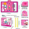 Toddler Piano Keyboard & Drum Floor Mat with Sticks - Early Musical Learning Sensory Toys for 12-18 Months - 2-in-1 Baby Toy for Boys and Girls - Perfect Birthday Gift for 1, 2, and 3 Year Olds