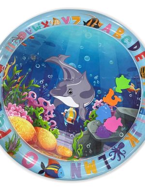 Inflatable Baby Water Mat - Promotes Motor and Sensory Development - Aquarium Activity Mat for Boys and Girls - Sensory Stimulation Gift for Infants - 25.6 Inches - Perfect for Christmas, Halloween, and Thanksgiving Gifts