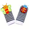 Baby Infant Rattle Socks Toys 3-6 To 12 Months Girl Boy Learning Toy, Rattle & Teethe Wrist Toy Christmas Halloween Thanksgiving Gift