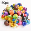 25/50pcs, Fun and Educational Rubber Duck Toy Assortment for Kids - Perfect for Bath Time, Birthday Parties, Classroom Incentives, and Summer Activities - 2 Inches - Great Gift Idea for Children and Holidays