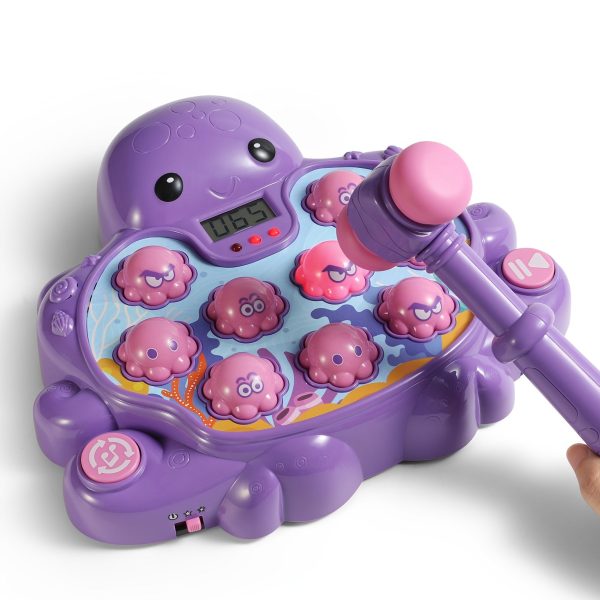 Toys For Toddlers Age 2-4, Whack A Octopus Game Baby Toy For Early Learning, Birthday Gift For Kids