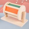 Textile Drum Montessori Rotating Drum Baby Toy Infant Toddler Montessori Baby Toy Set