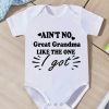 Summer Newborn Toddler's Onesie, Baby Boys And Girls Letter Print Short Sleeve Cotton Romper