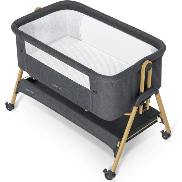 Baby-Bassinet-Bedside-Sleeper-Easy-Folding-Bedside-Crib-with-100-Breathable-Washable-Mattress-Baby-Bed-1.jpg Baby Bassinet, Bedside Sleeper, Easy Folding Bedside Crib with 100% Breathable & Washable Mattress Baby Bed