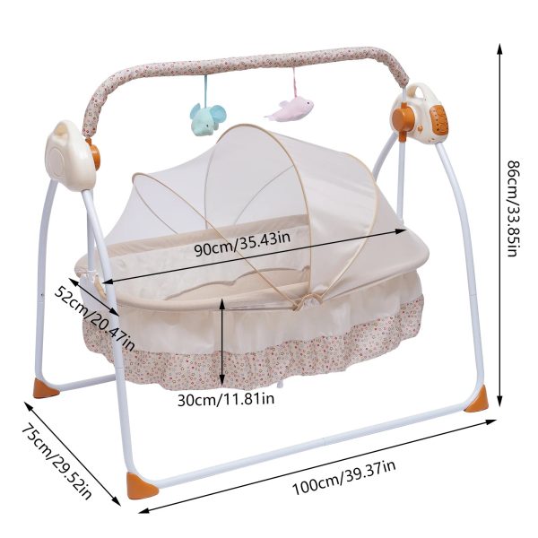 Baby-electric-cradle-rocking-bed-Portable-foldable-crib-travel-crib-newborn-smart-coax-baby-soothing-artifact_52413503-eb17-44cb-953a-7dade3e6b31d-1.jpg Baby electric cradle rocking bed Portable foldable crib travel crib newborn smart coax baby soothing artifact sleeping basket
