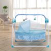 Baby electric cradle rocking bed Portable foldable crib travel crib newborn smart coax baby soothing artifact sleeping basket