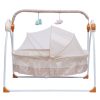 Baby electric cradle rocking bed Portable foldable crib travel crib newborn smart coax baby soothing artifact sleeping basket