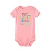 Happy Birthday To The Best Dad Baby Outfits Daddy Party Infant Clothes Toddler Bodysuit Boys Girls Jumpsuit Dad Birthday Gifts