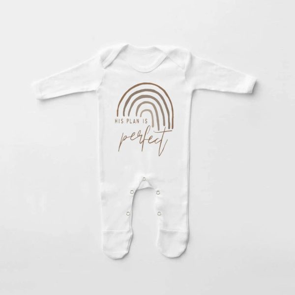 His Plan Is Perfect Rainbow Baby Bodysuit Baby Shower Gift New Baby Apparel Rainbow Baby Babygrow Gender Neutral