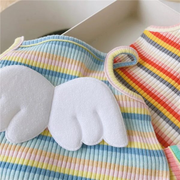 Newborn-Striped-Romper-Baby-Girls-Candy-Color-Bodysuit-Infant-Sling-Vest-Wearing-Summer-Clothes-New-Child_a89df278-5775-474d-8132-2764d55311f1.jpg Newborn Striped Romper Baby Girls Candy Color Bodysuit Infant Sling Vest Wearing Summer Clothes New Child Fashion Tops Clothes