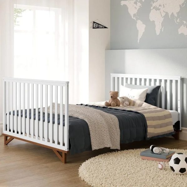 Storkcraft-Santa-Monica-5-in-1-Convertible-Crib-White-with-Vintage-Driftwood-GREENGUARD-Gold-Certified-Modern_f51d9ae7-4afe-49d2-897c-51076cbec8e9.jpg Storkcraft Santa Monica 5-in-1 Convertible Crib (White with Vintage Driftwood) ?C GREENGUARD Gold Certified, Modern Design