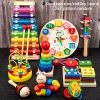 Nine-in-one Wooden Montessori Toys, Ringing Bells, Ringing Drums And Drum Set Musical Instruments, Early Childhood Education, Toddler Toys Christmas Gifts Halloween Thanksgiving Christmas Gifts