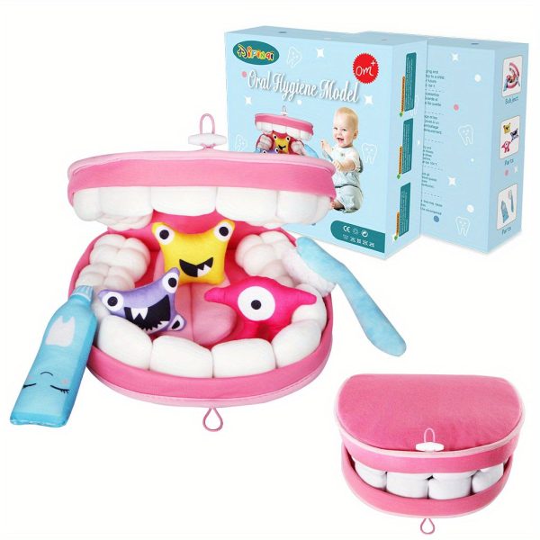 Teeth Cleaning Bacteria Early Education Educational Toys, Baby Play House Doctor Toys, Children's Early Educational Brushing Toddler Teaching Aids