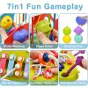 Montessori Sensory Toys for Babies - 7-in-1 Colorful Shape Blocks for Sorting and Developmental Learning - Perfect Birthday Gift for 6-8 Month Olds
