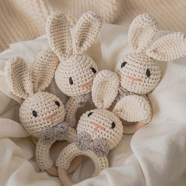 ae6b310f3e8f088c4e41d716c9ada080.jpg Adorable Crochet Rabbit Rattle with Built-in Bells for Soothing Sounds and Stimulating Baby's Senses