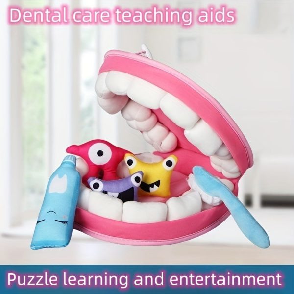 Teeth Cleaning Bacteria Early Education Educational Toys, Baby Play House Doctor Toys, Children's Early Educational Brushing Toddler Teaching Aids