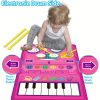 Toddler Piano Keyboard & Drum Floor Mat with Sticks - Early Musical Learning Sensory Toys for 12-18 Months - 2-in-1 Baby Toy for Boys and Girls - Perfect Birthday Gift for 1, 2, and 3 Year Olds