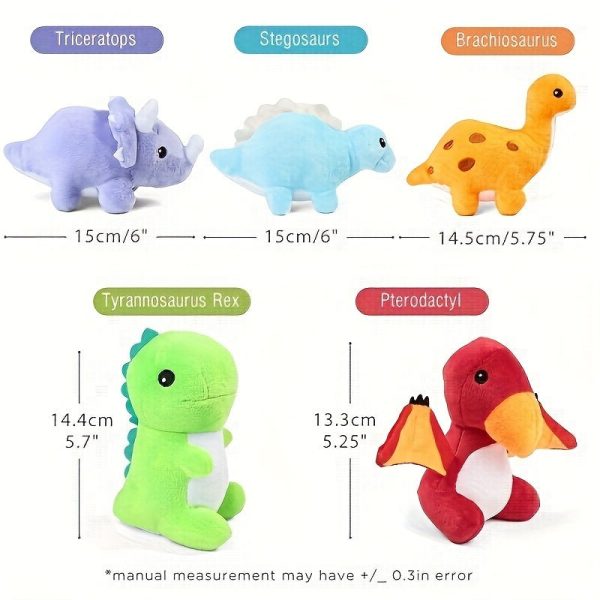 e1b9f1956a1bba17f909f08b4fda7e4c.jpg BenBen Dinosaur Stuffed Animals, 5 Small Dinosaur Plush Dolls And Egg Bag Toys Set, Dino Plushies, Cute Stuff For Kids Girls Boys, Baby Shower, Christmas Gifts