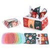 Baby Tissue Box Toys, Baby Sensory Toys, Magic Tissue Box With Pleated Toys, Tummy Time Toys Enlightenment Early Educational Toys For Kids Gifts ,Halloween,Christmas, and Thanksgiving Day gift