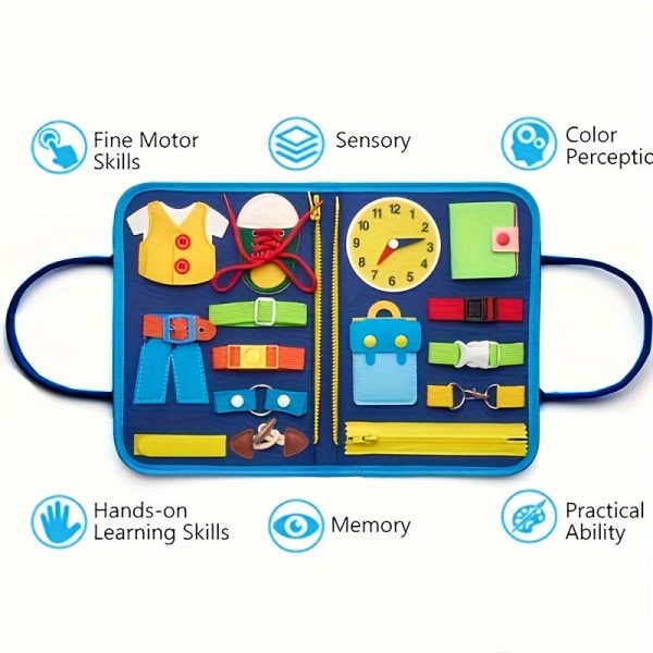 Children And Sensory Activity Montessori Toys, Boys' Essential Items For Air Travel, Quiet Books For Road Trip Games, Birthday Gifts For Scholars, Learning Toys For Baby Education