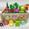 Toddlers Montessori Wooden Educational Toys, Shape Sorting Toys Gifts, Wood Learning Fine Motor Skills Game, For Baby Boys Girls Age 1 2 3 4 Year Old, For Kids 1-4 Christmas And Halloween Gift