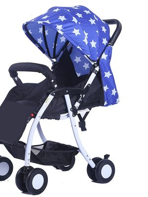 567 Super Light Folding High Landscape Baby Strollers Umbrella Car Pushchair,Newborn Width Sleeping Basket Pram Buggy for Travelling