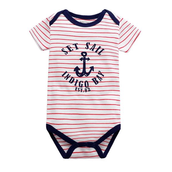 wholesale Newborn Bodysuit Baby Clothes Cotton Body Baby Short Sleeve Underwear Infant Boys Girls Clothing Baby's Sets