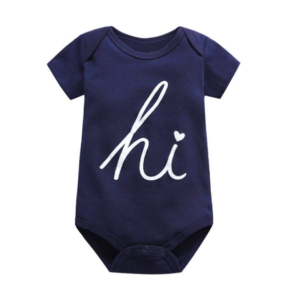 wholesale Newborn Bodysuit Baby Clothes Cotton Body Baby Short Sleeve Underwear Infant Boys Girls Clothing Baby's Sets