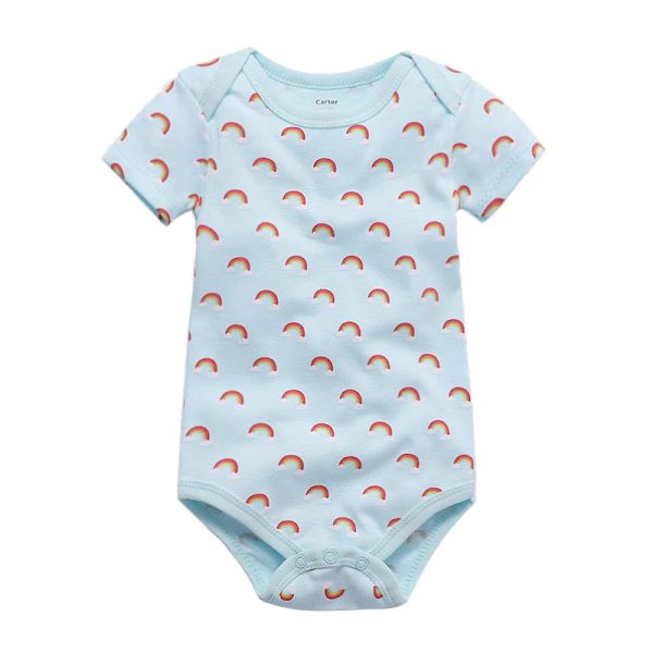 wholesale Newborn Bodysuit Baby Clothes Cotton Body Baby Short Sleeve Underwear Infant Boys Girls Clothing Baby's Sets